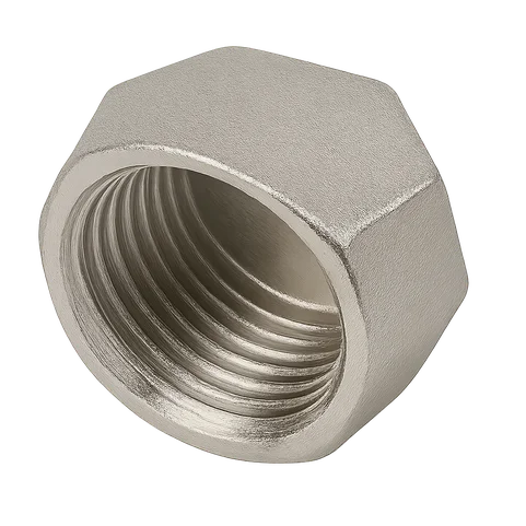 Заглушка никелированная латунная Ду 32 1 1/4" ВР